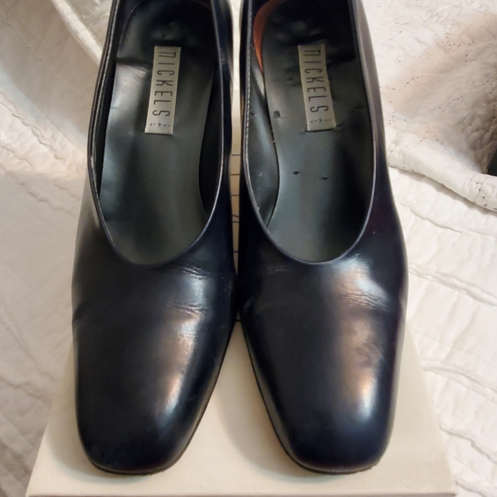 Navy Nickel brand women's heels